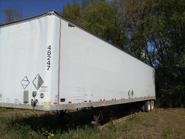 lot 3 image: 2000 Great Dane 48 Dry Van Trailer