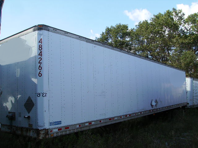 lot 12 image: 1993 Stoughton 48 Dry Van Trailer