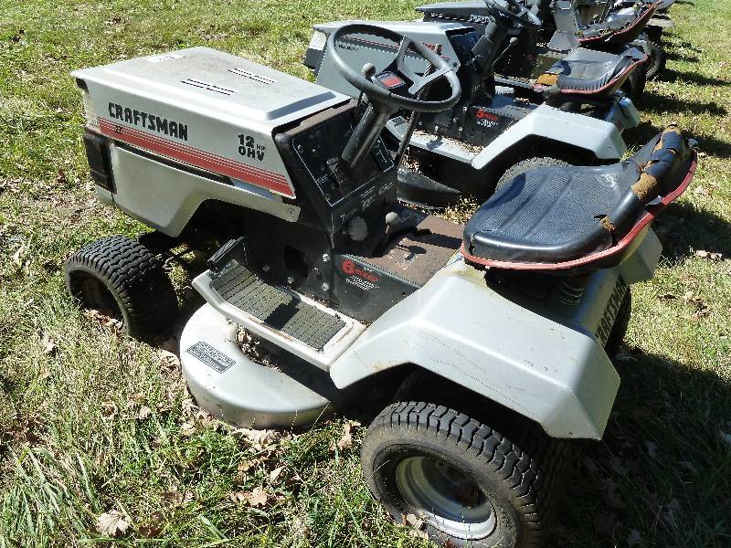 Craftsman Riding Lawn Mower Massive Lawn Garden Tractor Attachment Misc Item Estate Liquidation Vintage to Current 30 Year Collection K BID