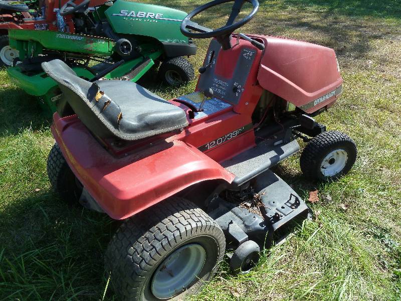 Dynamark Riding Lawn Mower | Massive Lawn & Garden Tractor, Attachment ...