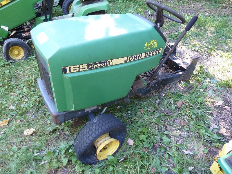 lot 66 image: John Deere 165 Hydro Lawn Mower