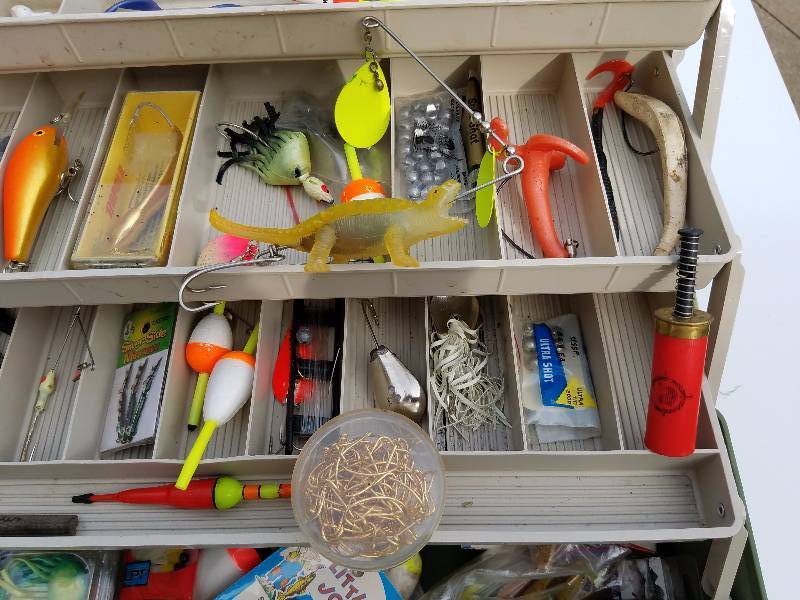 lot 80 image: Tackle Box With A Great Deal Of Lures