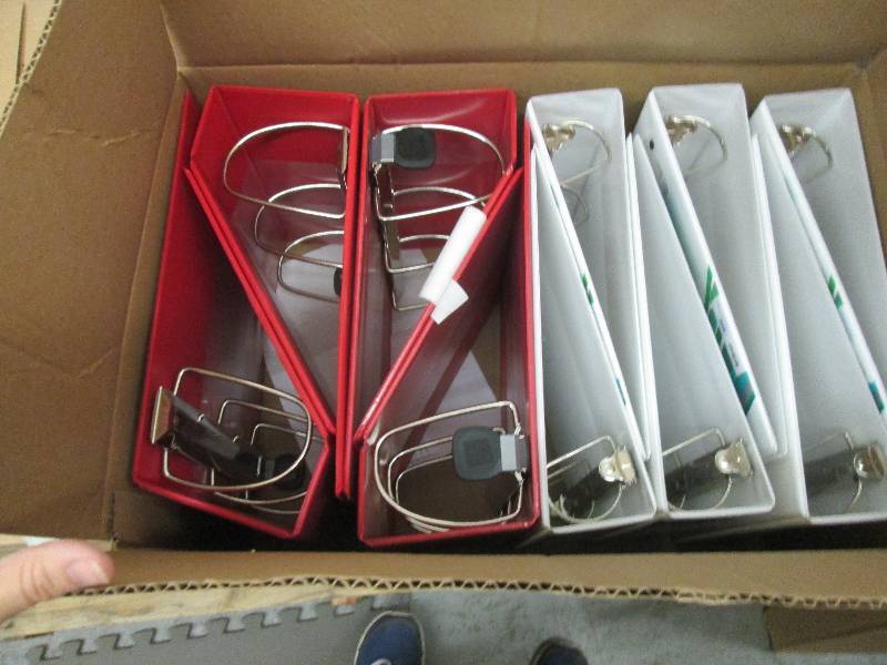 Lot of 10 of 2 Types D Ring Binders...