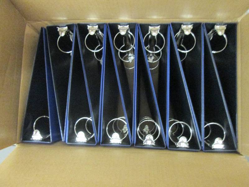 Box of 12- 2 inch Blue 3 Ring Binde...