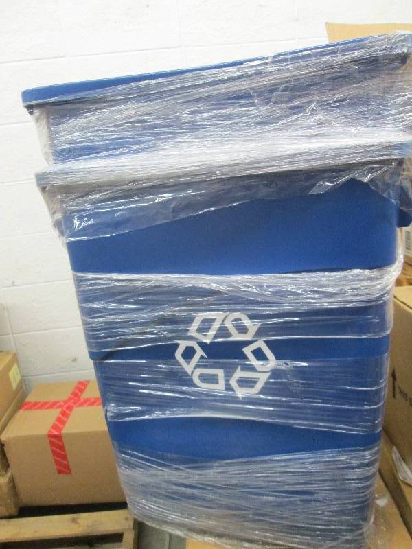Lot of 2 Large Blue Recycling Bins...