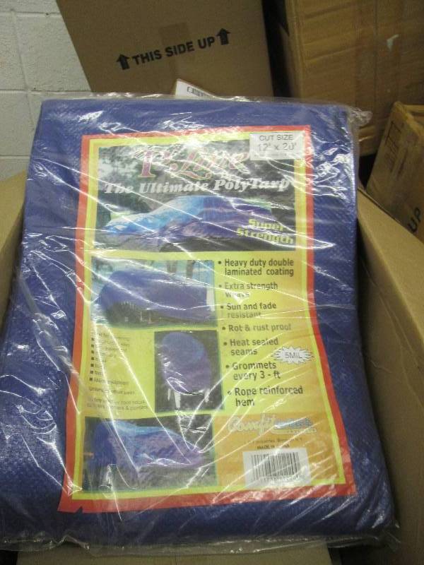 P-Line 12x20 HD Blue Tarp...