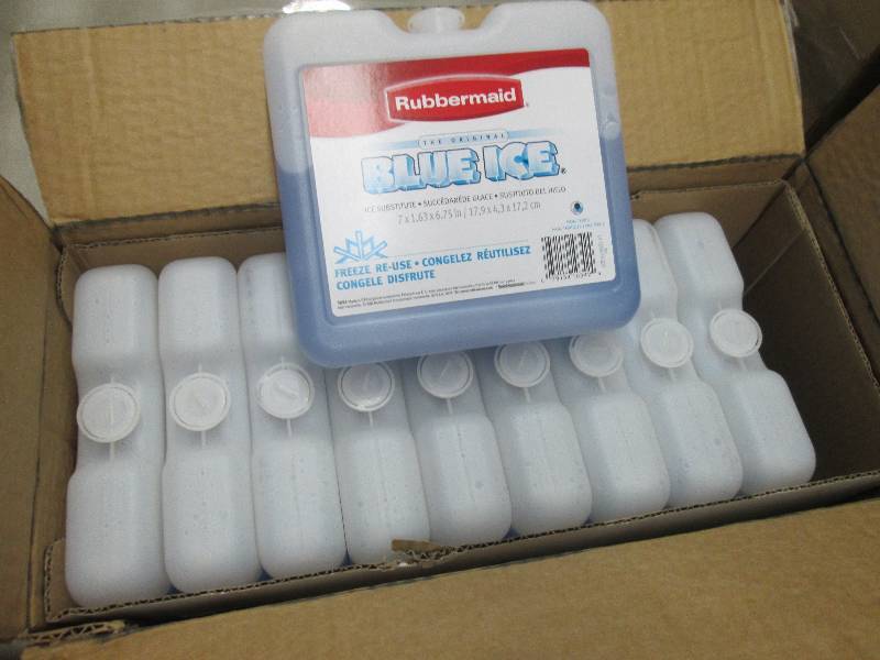 Case of 12 Rubbermaid Reusable Blue...