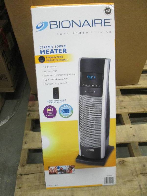 Bionaire Ceramic Tower Heater with ...