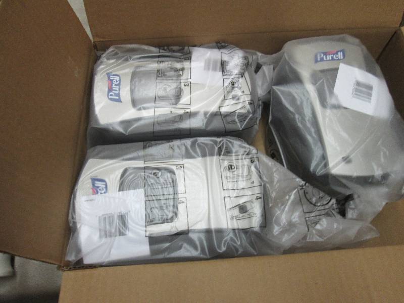 Box of 3- 700 ml Purell Filled Disp...