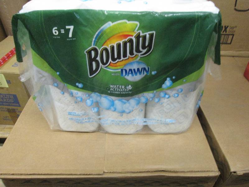 6 Rolls of Bounty paper Towels with...