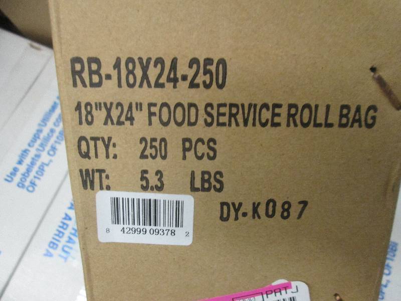 Roll of 18x24 inch Food Service Bag...