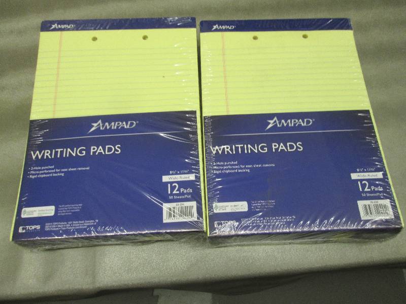 Lot of 2 Ampad Evidence Perforated ...