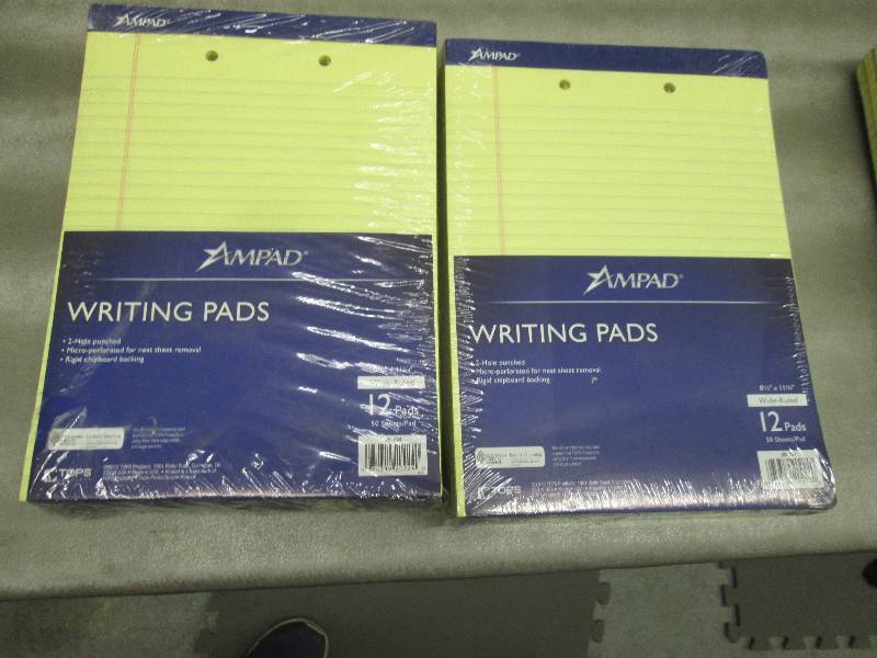 Lot of 2 Ampad Evidence Perforated ...