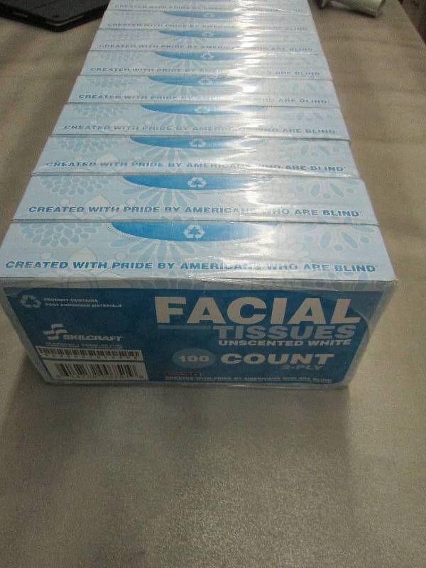 Skilcraft 2-Ply Facial Tissue 100 s...
