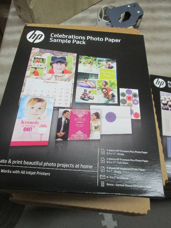 Lot of 6 HP Photo Paper Sample Pack...