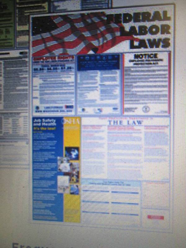 Lot of 6 New York and Federal Labor...