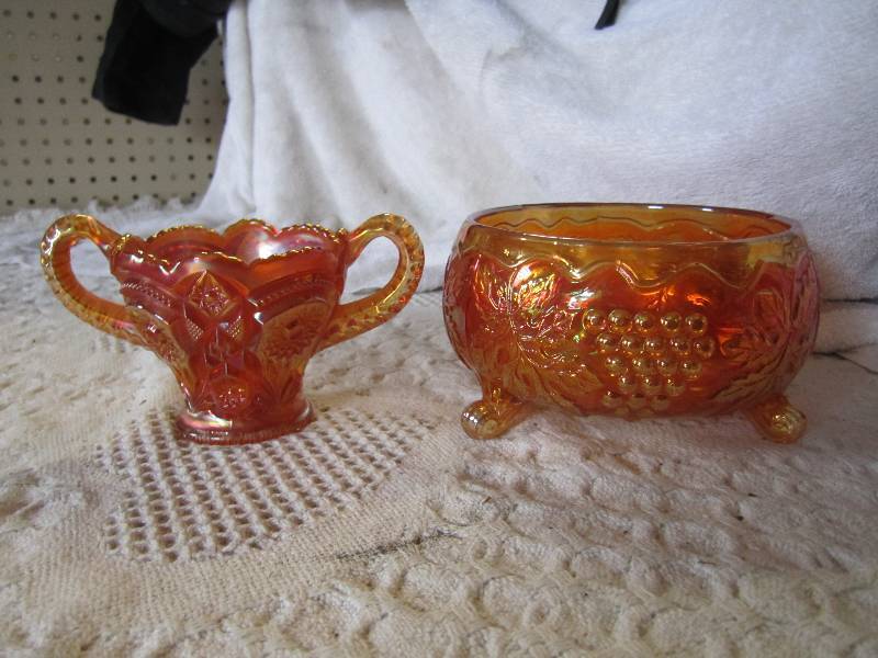 lot 63 image: Fenton Bowl and Cup ...