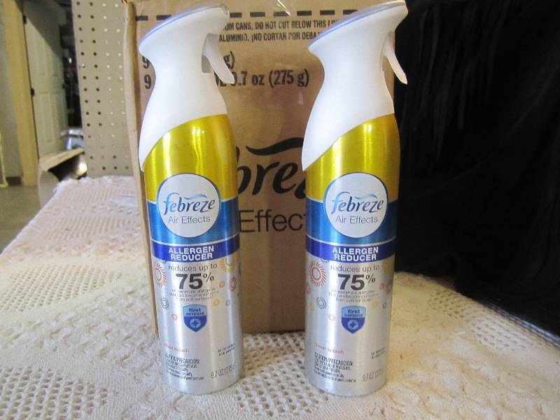 lot 145 image: Case of 9 Febreze Air Effects Aller...