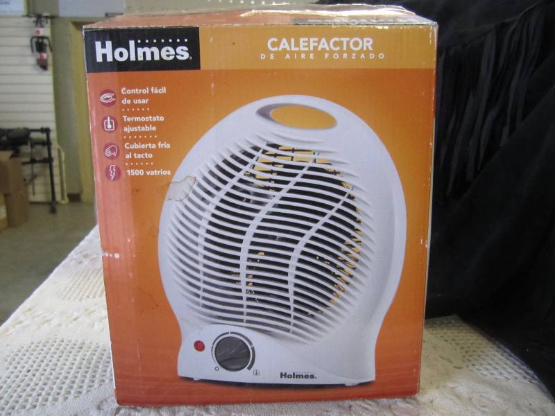 lot 163 image: Holmes Fan Forced Heater Open Box...