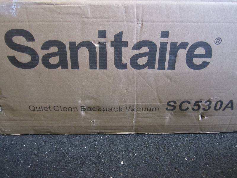 lot 173 image: Sanitaire Quiet Clean Backpack Vacu...