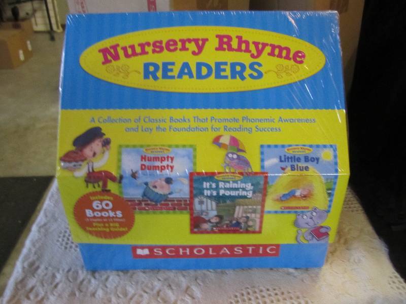 lot 185 image: Case of 2 Scholastic Nursery Rhyme ...