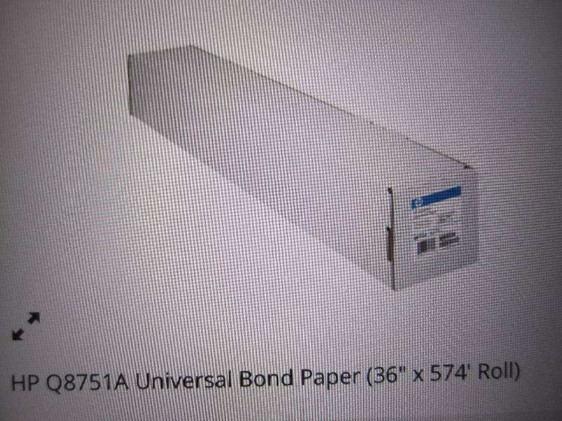 lot 207 image: HP Q8751A Universal Bond Paper 36 ...