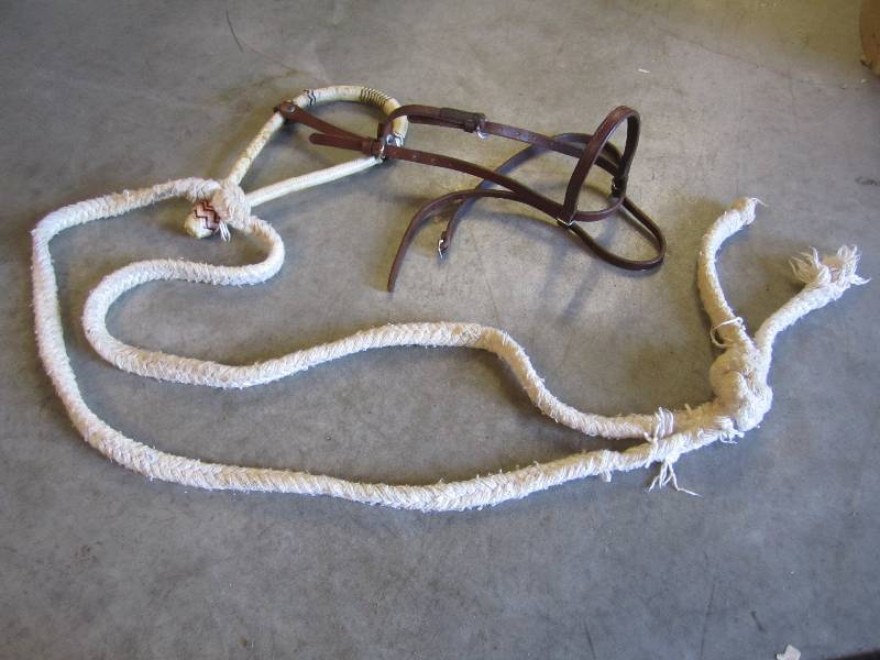 lot 224 image: Horse Bosal ...