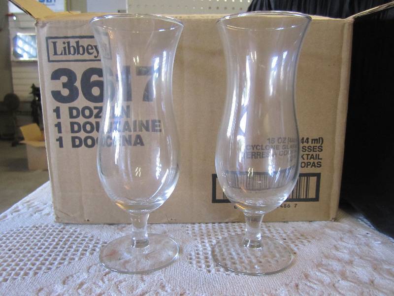 lot 272 image: Partial Case of 10 Libbey Cyclone G...