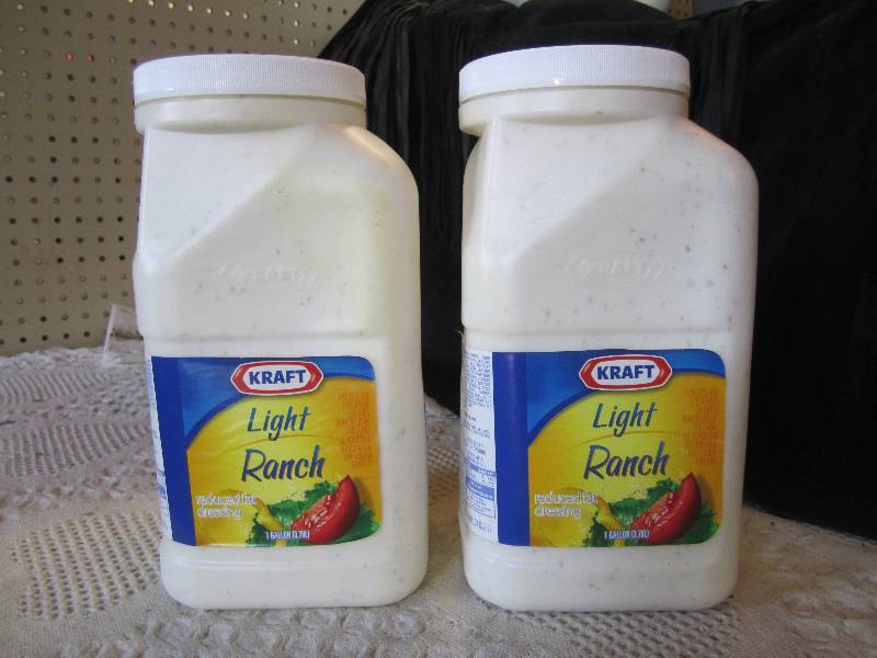 lot 273 image: 2 Gallons of Light Ranch Dressing P...