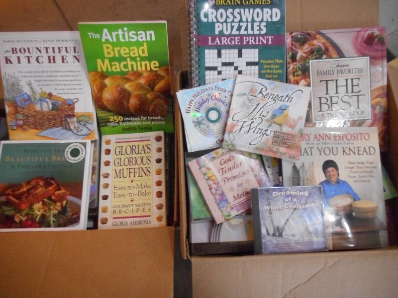 2 BOX LOT COOKBOOK