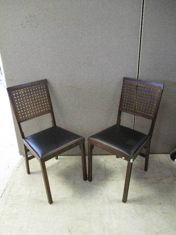 2 Vintage Folding Chairs