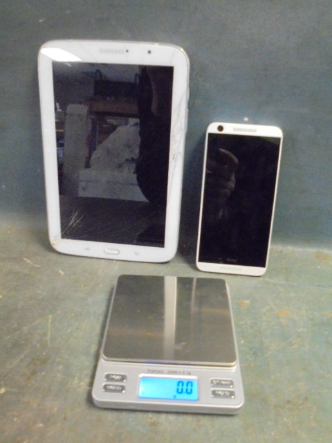 Tablet, Cellphone and Digital Scale
