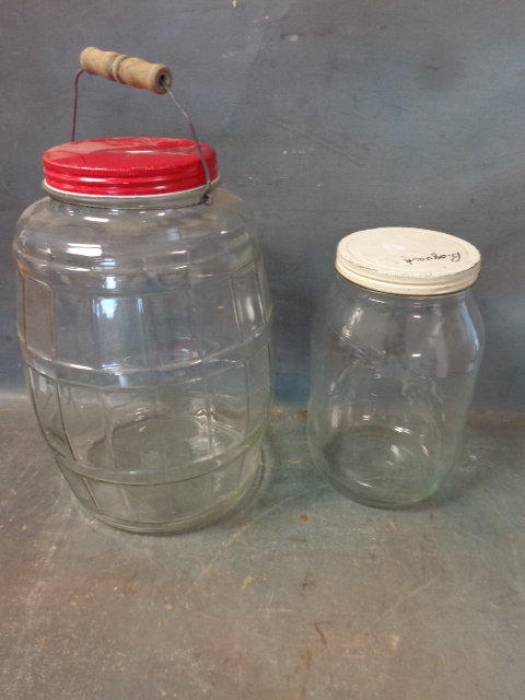 Old Glass Pickle Jars