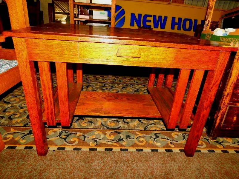 ANTIQUE LIBRARY TABLE  DESK