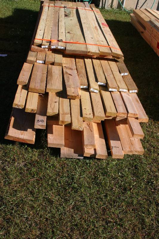lot 34 image: Green Treated and Common Lumber