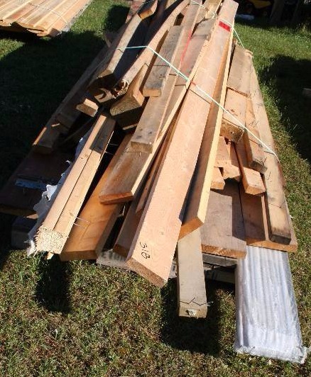 lot 36 image: Green Treated Posts, 2x10s, AND MORE