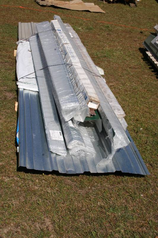 lot 57 image: Steel Roofing Ridge and Trim