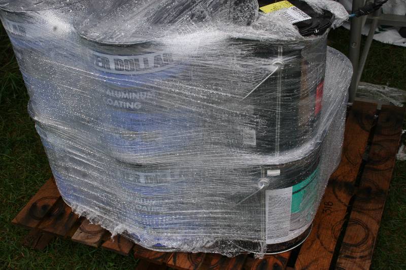 lot 84 image: Fibered Roof Coating and Other Roofing Chemicals