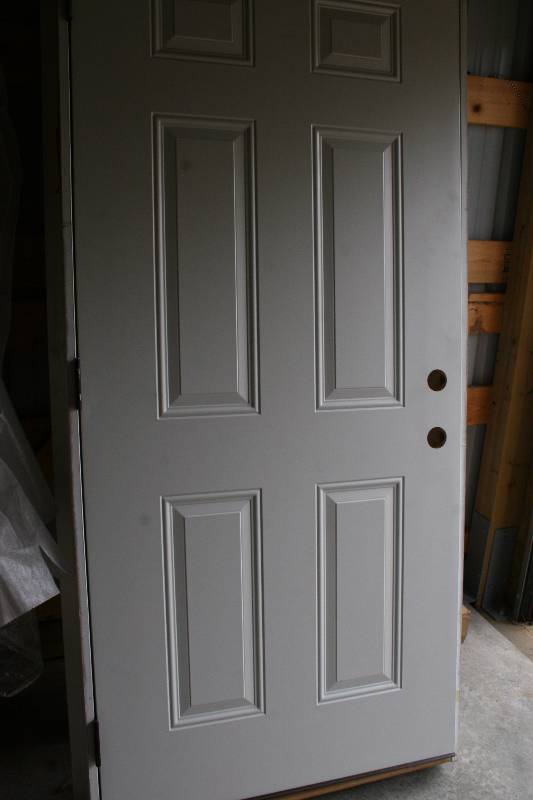 lot 162 image: Pre Hung Insulated Exterior Door