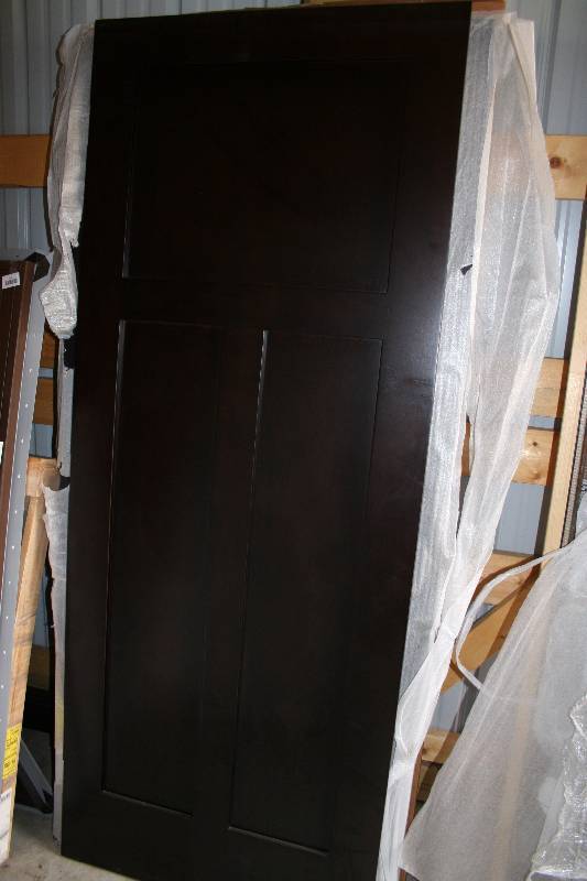 lot 167 image: Brown Panel Door