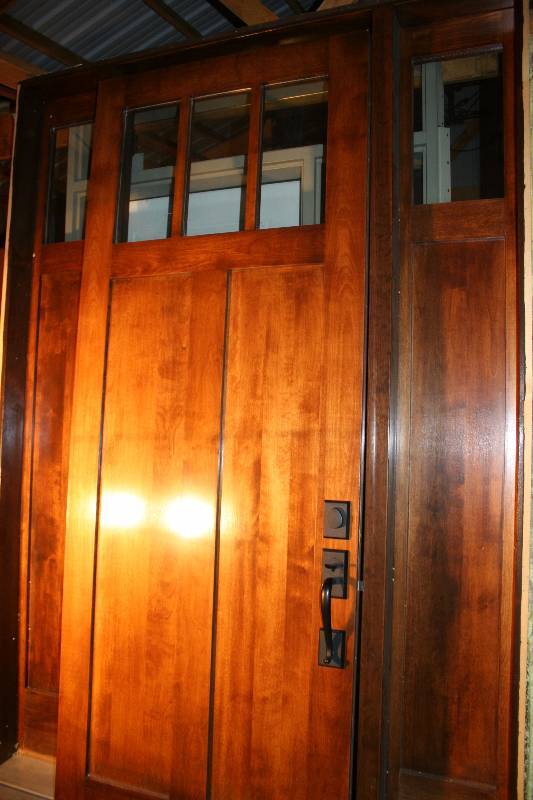 lot 201 image: Solid Wood Entry Door System