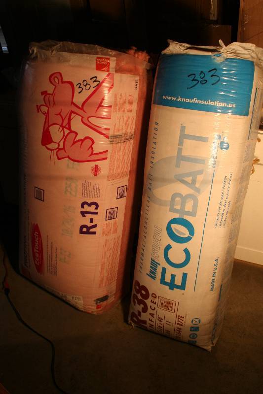 lot 206 image: Fiberglass Insulation