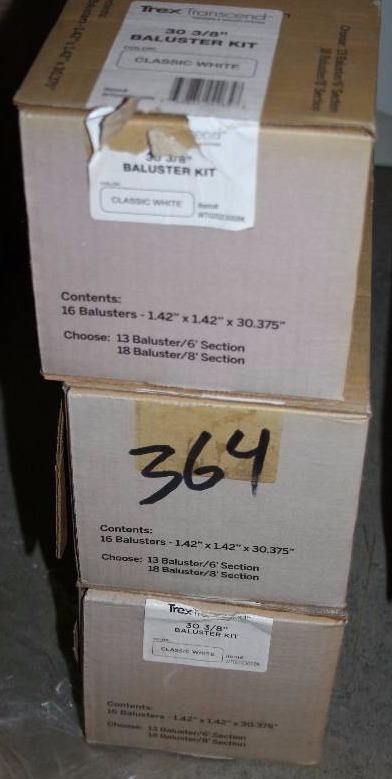 lot 230 image: Trex Baluster Kits