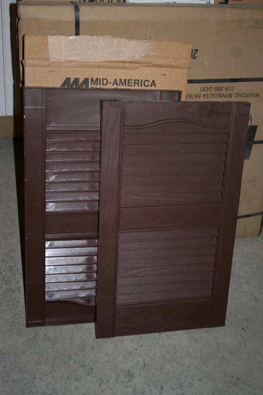 lot 234 image: Vinyl Shutters
