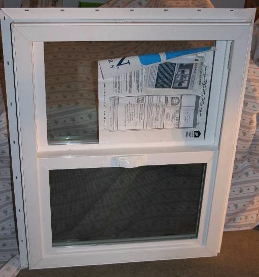 lot 236 image: Vinyl Horizontal Slider Window