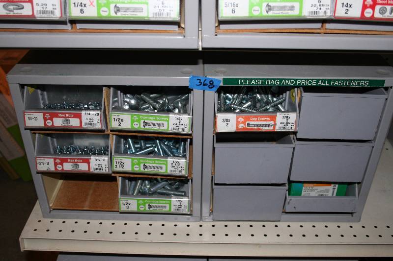 lot 373 image: Hardware Containers with Hardware