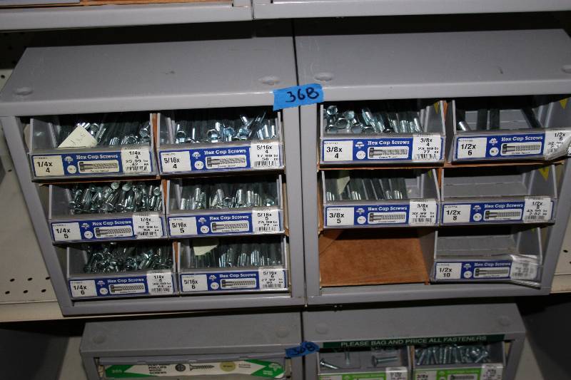 lot 374 image: Hardware Containers with Hardware