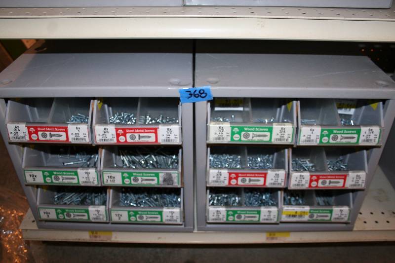 lot 378 image: Hardware Containers with Hardware