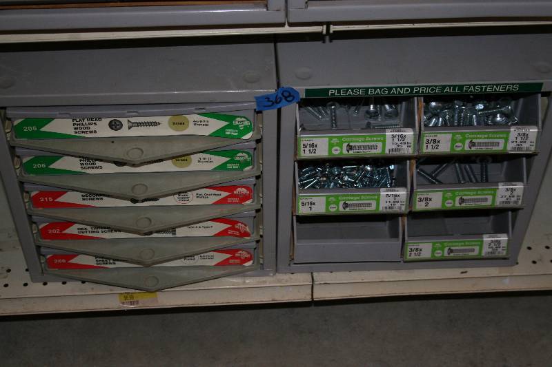 lot 379 image: Hardware Containers with Hardware