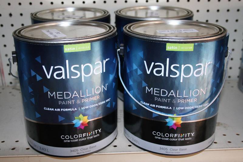 lot 395 image: Valspar Paint and Primer